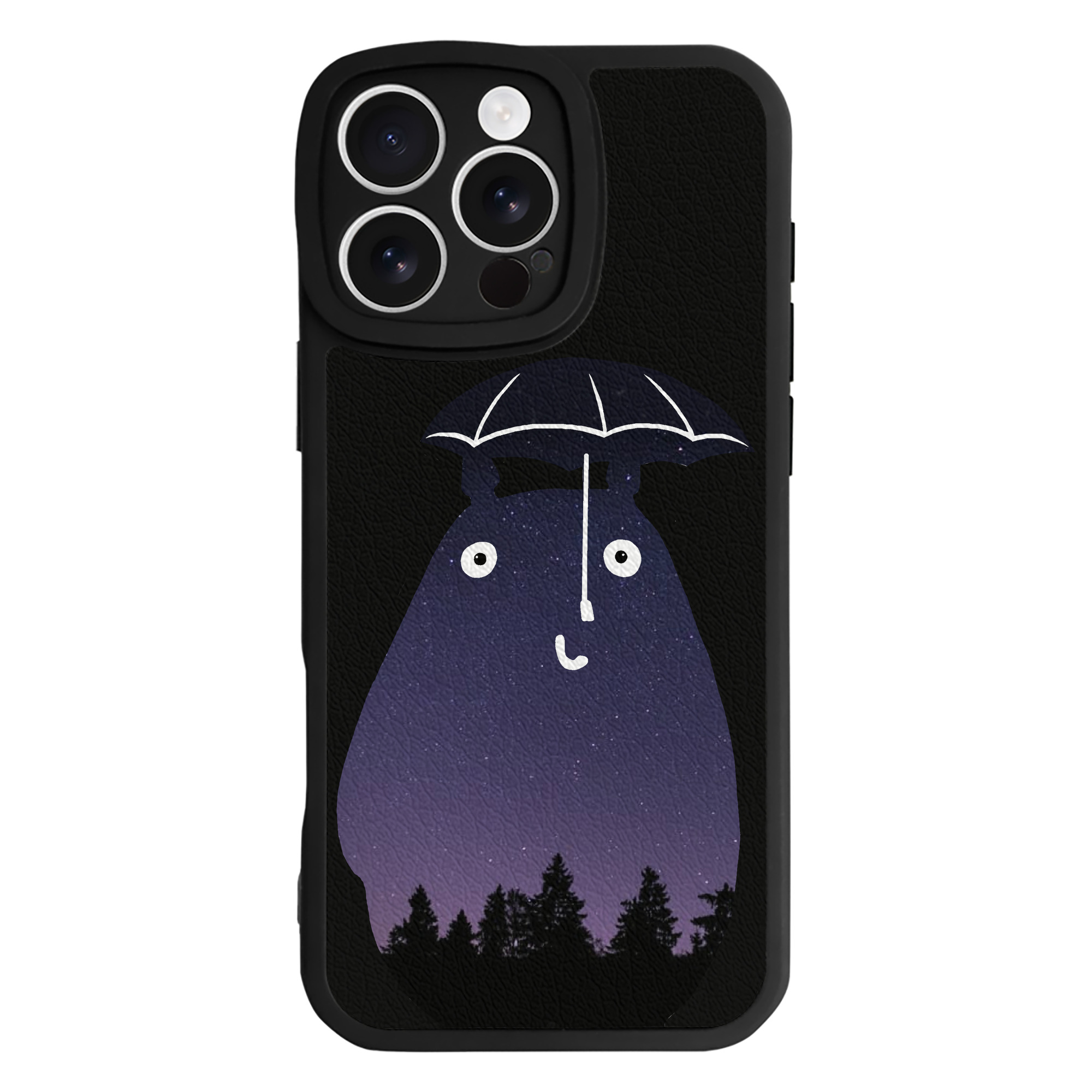 （画像用） となりのトトロ 草壁メイ 草壁サツキ My Neighbor Totoro Satsuki Kusakabe Mei Kusakabe 【iPhone 16シリーズ対応】シリコンスマホケース（レザー調） 材質：シリコン